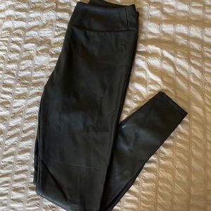 Leather leggings